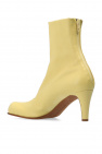 bottega Deconstructed-Look Veneta ‘Bloc’ heeled ankle boots