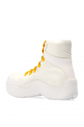 bottega ruched-detail Veneta ‘Puddle Bomber’ ankle boots