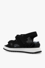 Le Silla BLACK ‘Yui’ wedge sandals