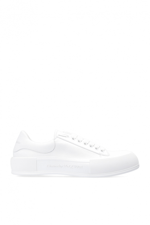 Alexander McQueen alexander mcqueen oversized womens sneakers rose gold white colorway price where to buy