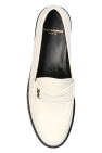 Saint Laurent cream Embellished loafers