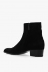Saint Laurent BLACK ‘Wyatt’ ankle boots