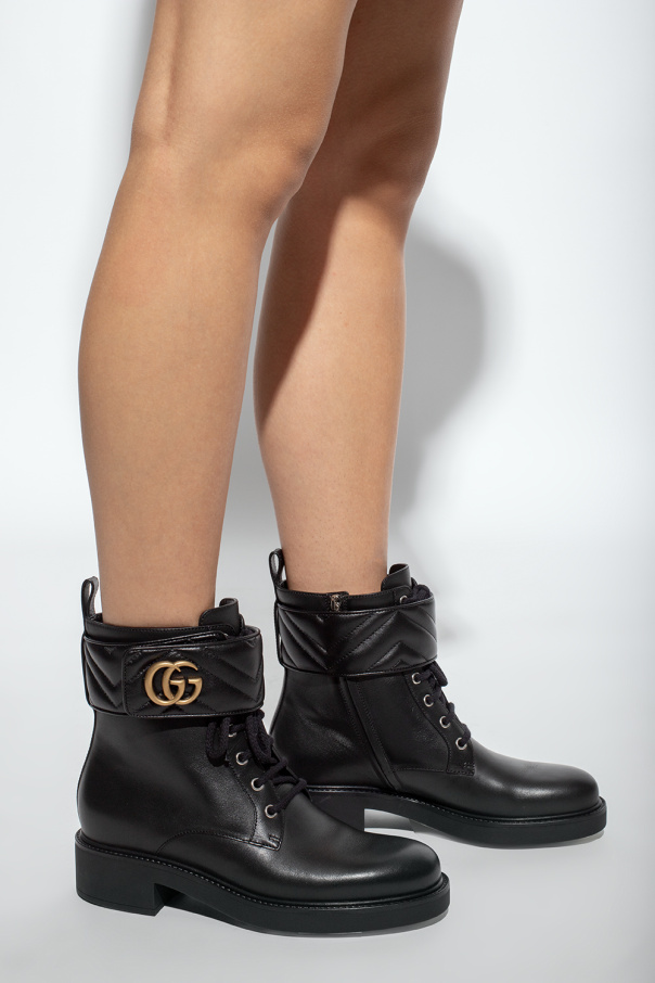 gucci High-Top Ankle boots with logo