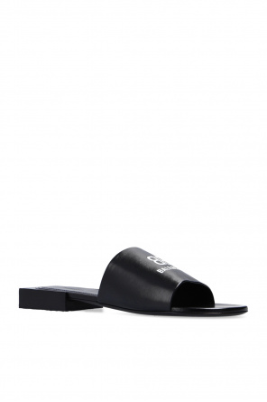 Balenciaga Slides with logo