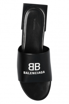 Balenciaga Slides with logo