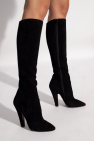 Saint Laurent ‘68’ Yves Saint Laurent Pre-Owned slit hem skirt Grey