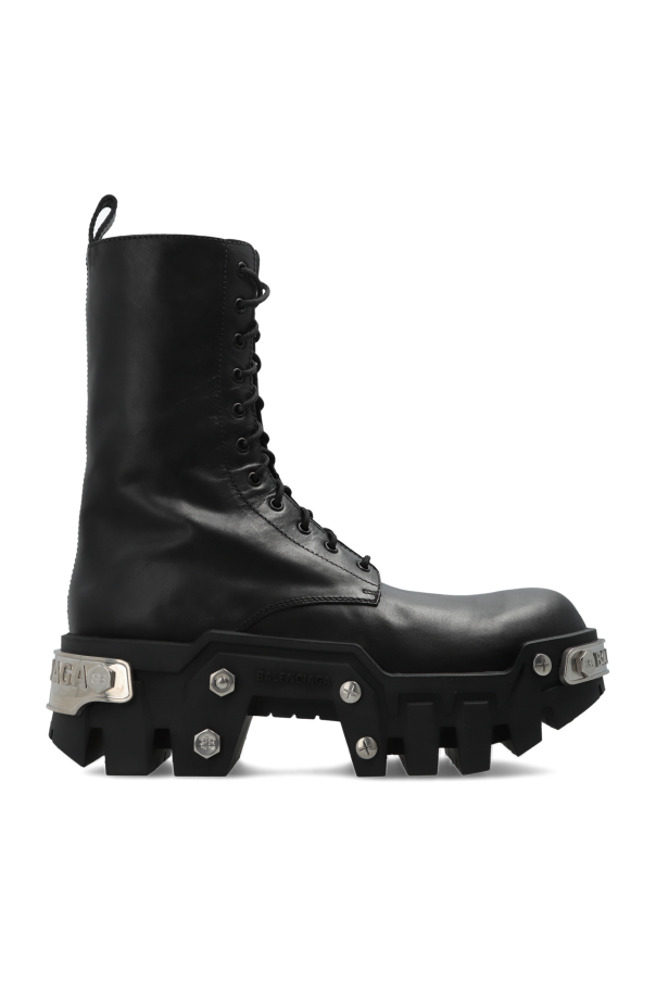 Leather shoes "Bulldozer" od Balenciaga