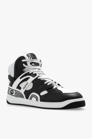 Gucci print ‘Basket’ high-top sneakers