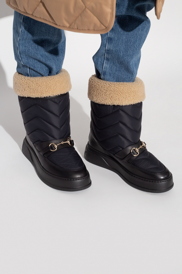 Gucci rhyton Quilted snow boots