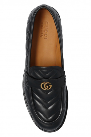 gucci handle Leather loafers