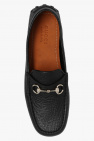 Gucci BLACK Leather moccasins