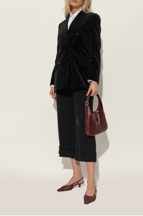 Gucci Zapatos de tacón con brillantes cristales