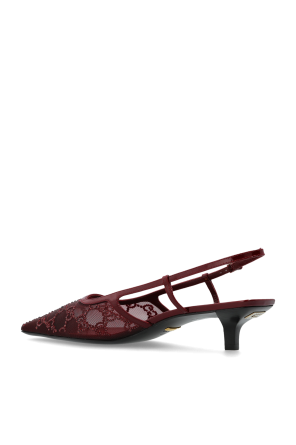 Gucci Zapatos de tacón con brillantes cristales