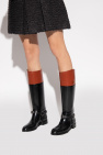 gucci gown Leather knee-high boots