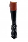 gucci gown Leather knee-high boots