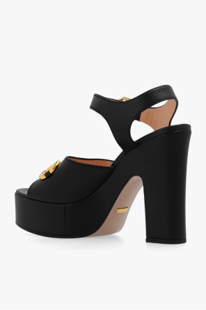 Gucci noir Platform sandals