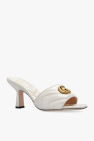 Gucci cream Leather mules