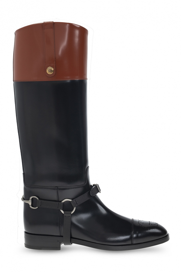 gucci collaborated Leather boots