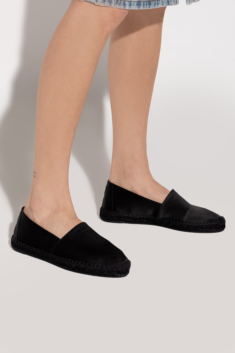 Saint Laurent Satin espadrilles