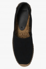 Saint Laurent BLACK Espadrilles with logo