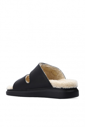 Alexander McQueen Leather slides