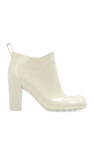 Bottega Venetas Puddle boots on the runway at Milan Fashion Week for fall 20