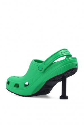 Balenciaga Crocs classic shoe in bright tie dye