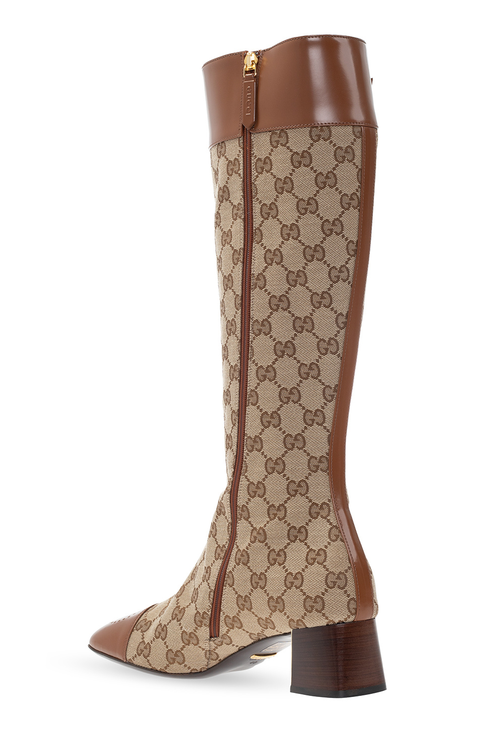 Gucci 'GG Original’ canvas knee-high boots