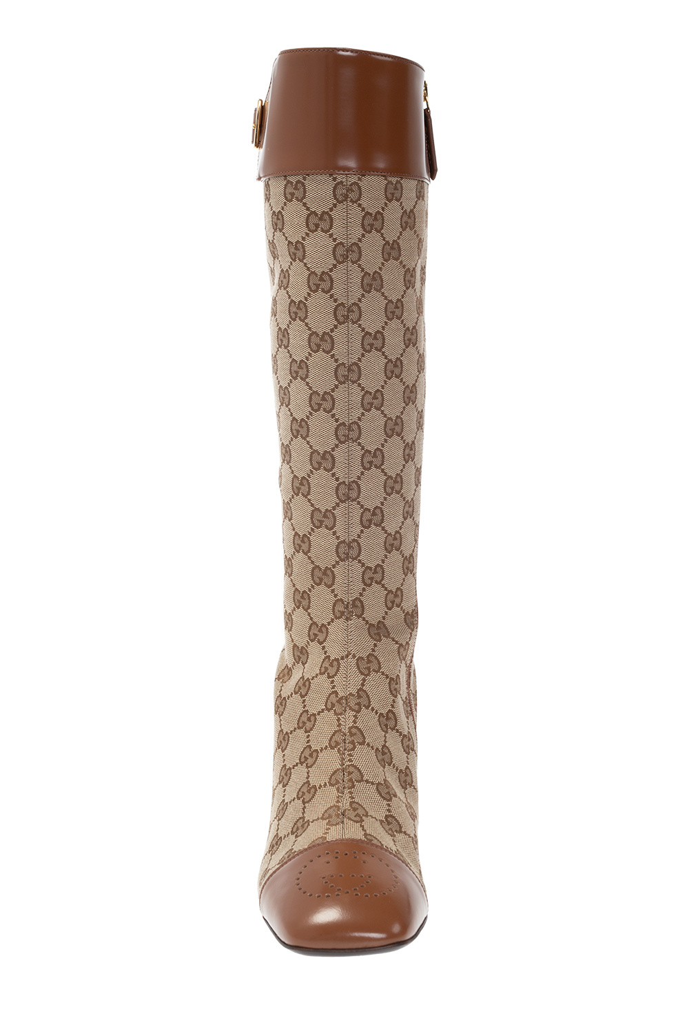 Gucci 'GG Oryginal' canvas knee-high boots