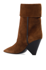 Saint Laurent BROWN ‘Niki’ heeled ankle boots