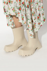 Balenciaga cream ‘Trooper’ rain boots