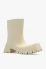 Balenciaga cream ‘Trooper’ rain boots