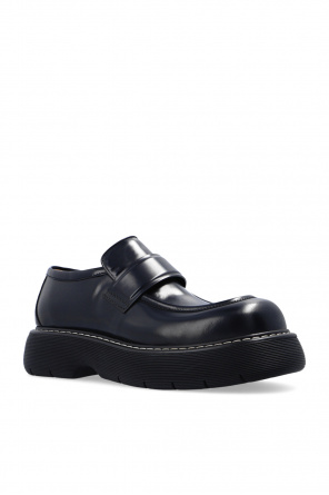 bottega zipped Veneta Leather loafers