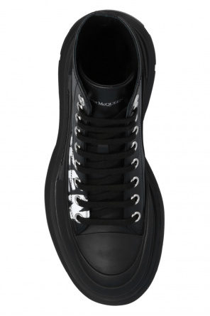 Alexander McQueen alexander mcqueen black suede hybrid chelsea boots