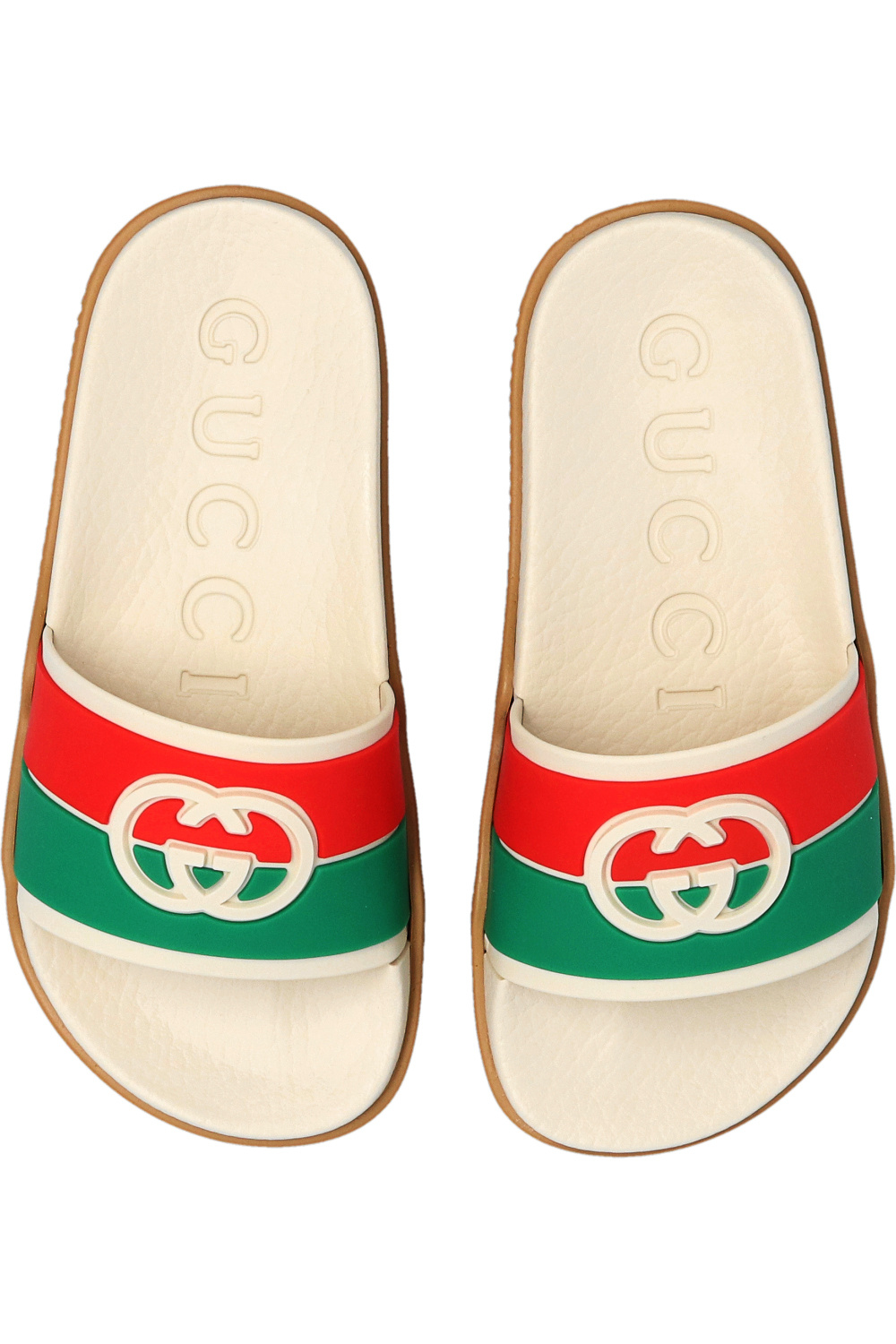 Gucci Kids Slides with logo | Kids's Kids shoes (25-39) | Vitkac