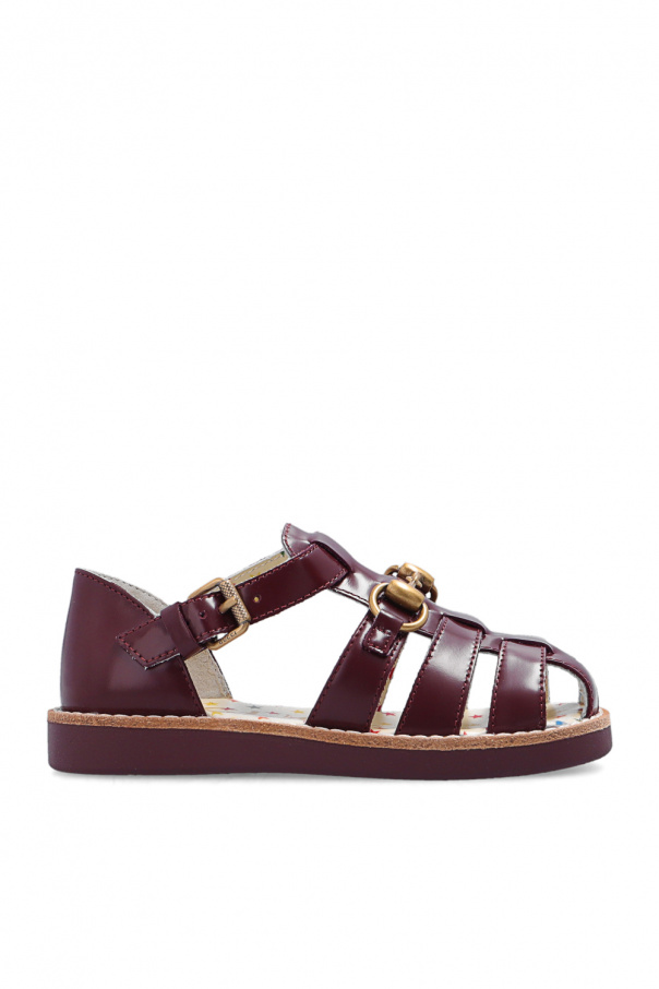 gucci Womens Kids Leather sandals
