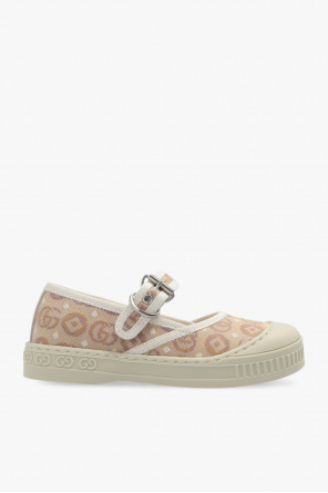 Gucci Kids logo-print lace-up trainers