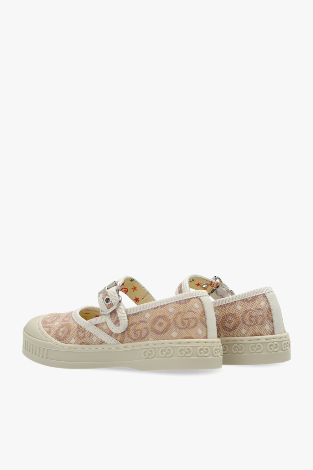 Gucci Kids Gucci Kids Ballerinas im Glitter-Look mit Herz-Patch