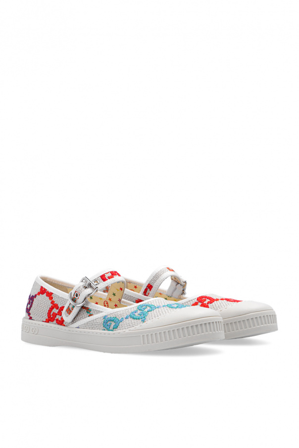 Gucci pant Kids Ballet flats with GG pattern