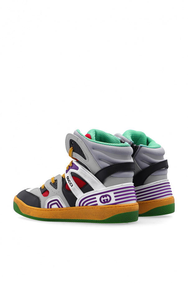Gucci Kids ‘Gucci Basket’ high-top sneakers