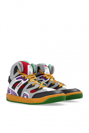 'gucci basket' high-top sneakers od Gucci Kids