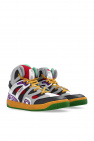 gucci marron Kids ‘gucci marron Basket’ high-top sneakers