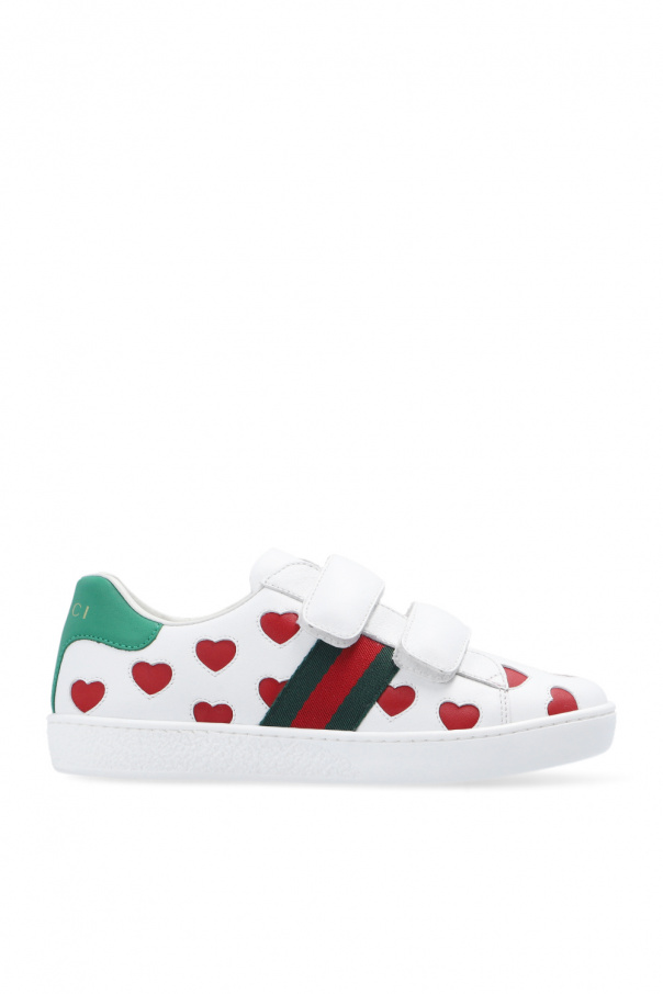 gucci Bee Kids Leather sneakers