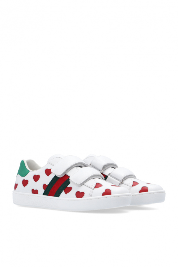 gucci psychedelic Kids Leather sneakers