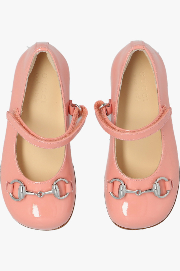 Gucci Kids Leather ballet flats