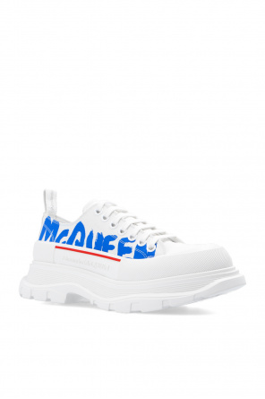 Alexander McQueen Alexander McQueen Kids lace-up platform trainers Bianco