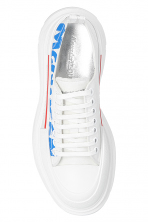 Alexander McQueen Alexander McQueen Kids lace-up platform trainers Bianco