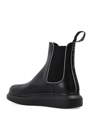Alexander McQueen Leather Chelsea boots