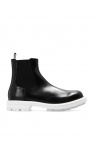 Alexander McQueen Leather Chelsea boots