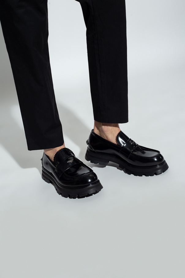 Alexander McQueen Skórzane buty typu ‘loafers’